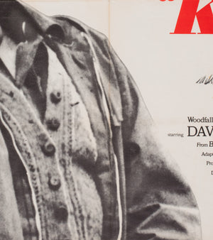 Kes 1969 1st Release UK Quad Film Movie Poster - detail