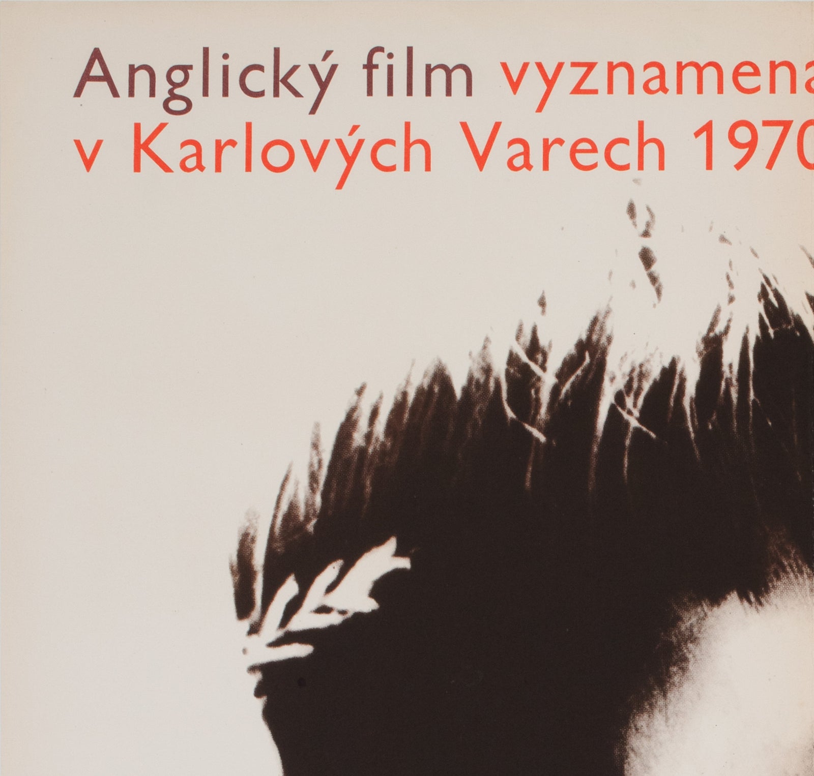 Kes 1971 Czech A1 Film Movie Poster, Radek Ocenasek - detail
