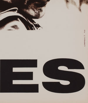 Kes 1971 Czech A3 Film Movie Poster, Ocenasek - detail