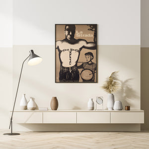 La Strada 1961 East German Film Movie Poster, Ebeling Hegewald