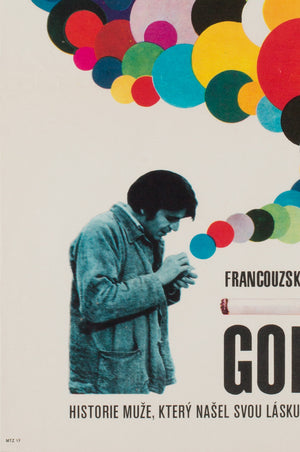 Les Gauloises Bleues 1970 Czech A3 Film Poster - detail