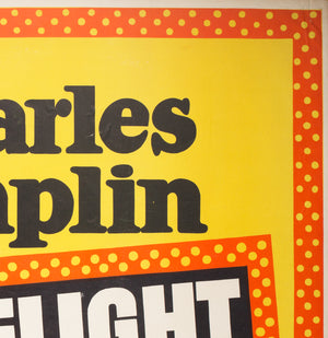 Limelight 1952 UK Quad Charles Chaplin Film Poster - detail