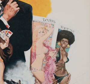 Live and Let Die 1973 Japanese B2 Film Movie Poster, Robert McGinnis - detail
