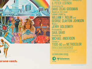 Logan's Run 1976 US Half Sheet Film Poster - detail 4