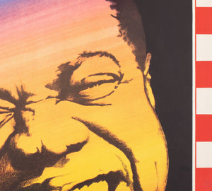 Louis Armstrong 1975 Polish Jazz Poster, Walicki