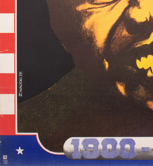 Louis Armstrong 1975 Polish Jazz Poster, Walicki