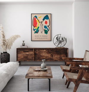 Love in the Afternoon 1957 Polish A1 Film Movie Poster, Wojciech Fangor