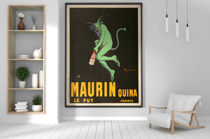 Maurin Quina 1906 French Vintage Liqueur Poster, Cappiello