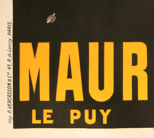 Maurin Quina 1906 French Vintage Liqueur Poster, Cappiello - detail