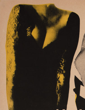 Moral 63 1965 Czech A3 Film Poster, Zdenek Palcr - detail