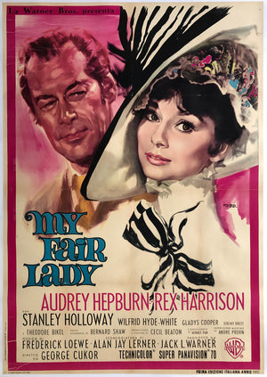 My Fair Lady 1964 Italian 2 Foglio Film Poster