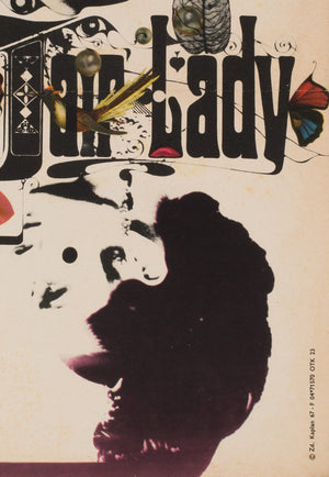 My Fair Lady 1967 Czech A3 Film Poster, Kaplan