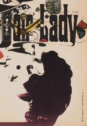 My Fair Lady 1967 Czech A3 Film Poster, Kaplan
