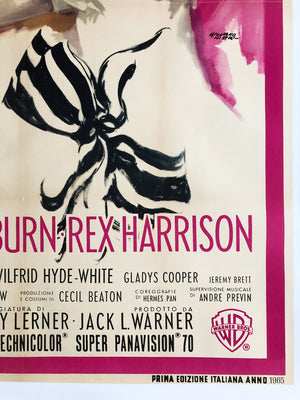 My Fair Lady 1964 Italian 2 Foglio Film Poster