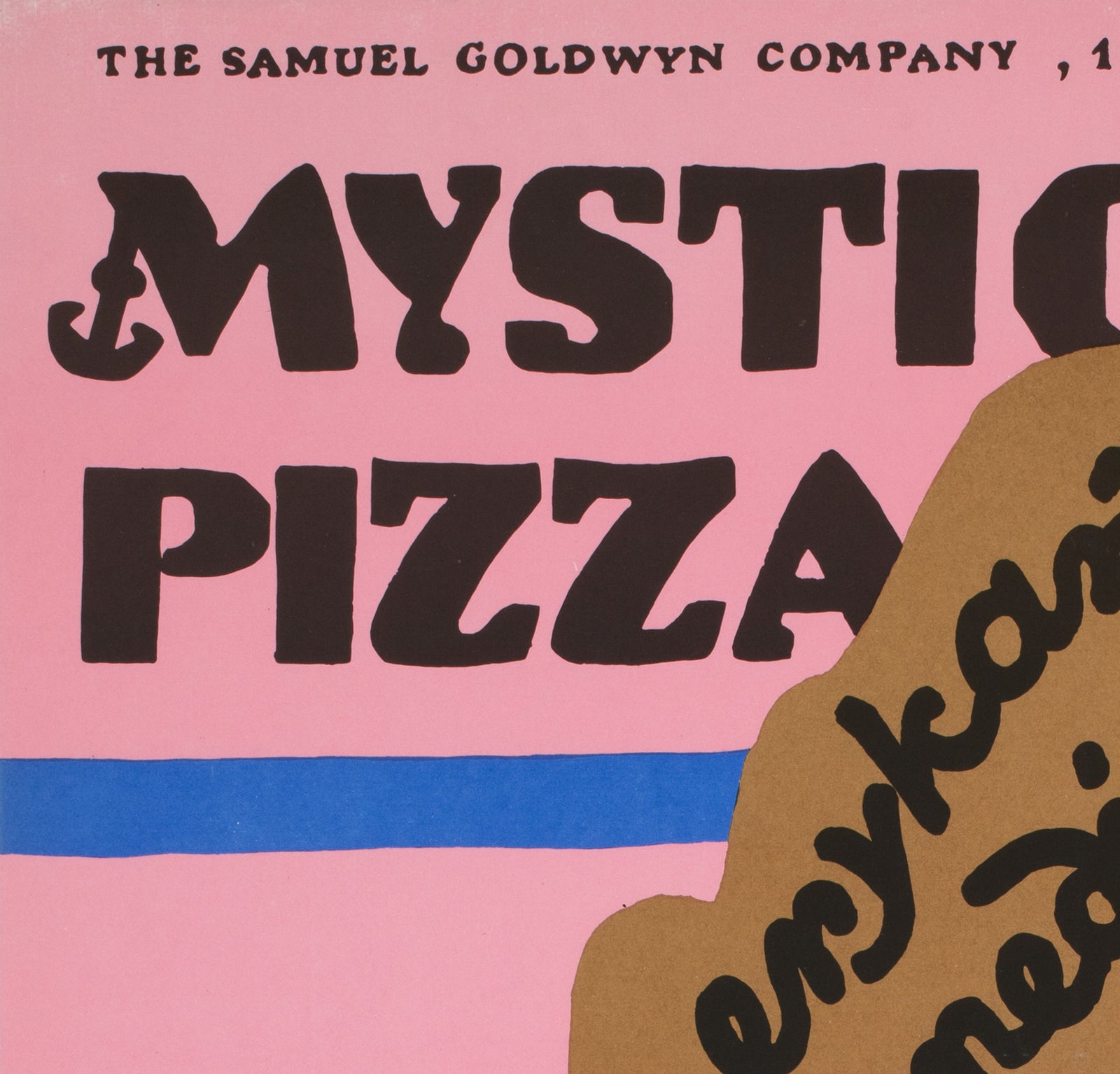 Mystic Pizza 1988 Polish B1 Film Movie Poster, Jan Mlodozeniec - detail