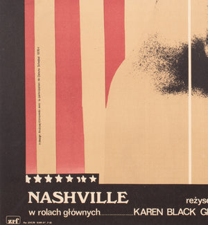 Nashville 1976 Polish A1 Film Movie Poster, Klimowski - detail