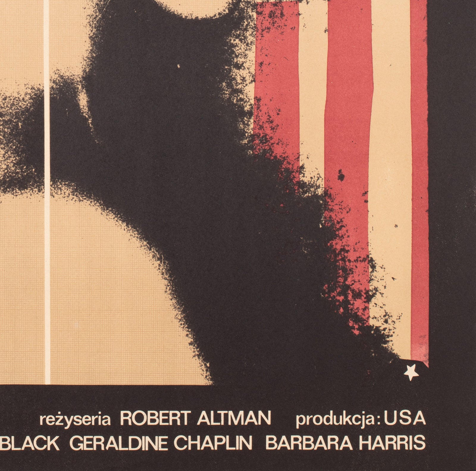 Nashville 1976 Polish A1 Film Movie Poster, Klimowski - detail