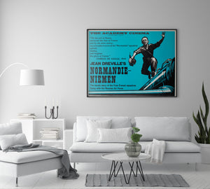 Normandie Niemen 1960 Academy Cinema UK Quad Film Poster, Peter Strausfeld