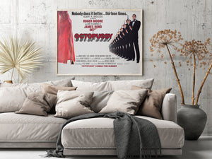 Octopussy 1983 UK Quad Advance Film Poster, Goozee