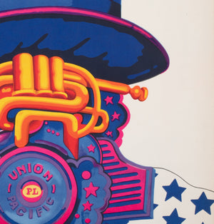 Old Timers 1974 Polish Jazz Poster, Sawka - detail