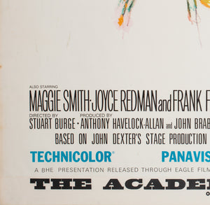Othello 1965 Academy Cinema UK Quad Film Poster - detail