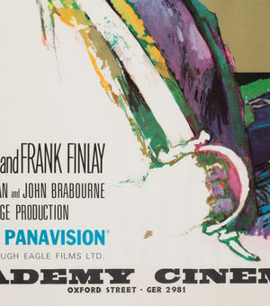 Othello 1965 Academy Cinema UK Quad Film Poster - detail