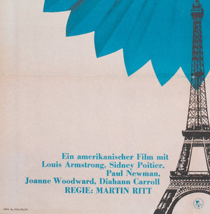 Paris Blues 1970 East German Film Poster - detailed  Edit alt text