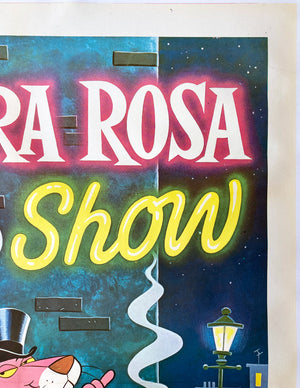 Pink Panther Show 1978 Italian 2 Foglio Film Poster - detail