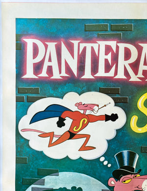 Pink Panther Show 1978 Italian 2 Foglio Film Poster - detail