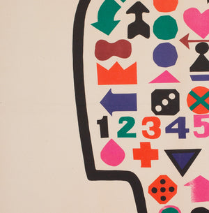 Playtime 1971 Polish A1 Film Movie Poster, Flisak - detail