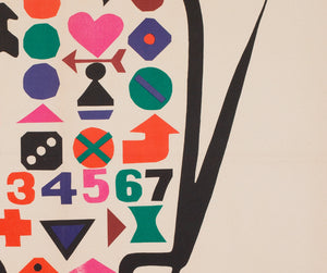 Playtime 1971 Polish A1 Film Movie Poster, Flisak - detail