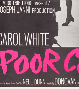 Poor Cow 1967 UK Quad Film Movie Poster - detail