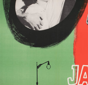 Rebel without a Cause 1956 Swedish 1 Sheet Film Movie Poster, Gosta Aberg - detail