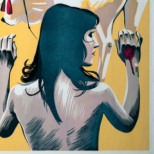 Red Psalm 1973 Academy Cinema UK Quad Film Poster, Strausfeld - detail