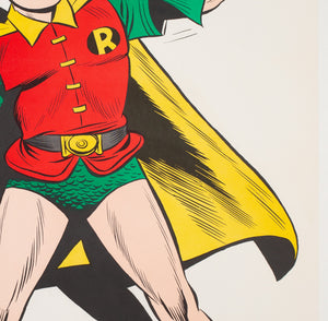 Batman and Robin Vintage 1966 US Poster, Carmine Infantino - detail