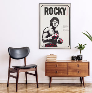 Rocky 1976 Czech A1 Film Movie Poster, Jan Antonin Pacak