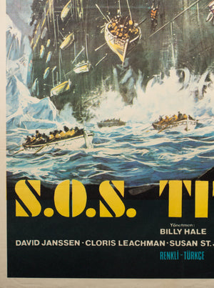 S.O.S. Titanic 1979 Turkish 1 Sheet Film Poster - detail