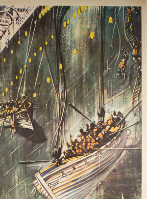 S.O.S. Titanic 1979 Turkish 1 Sheet Film Poster - detail