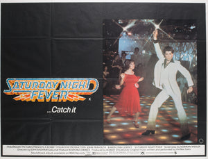 Saturday Night Fever 1977 UK Quad Film Poster