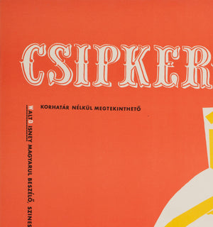 Sleeping Beauty 1965 Hungarian Film Poster, Soti - detail