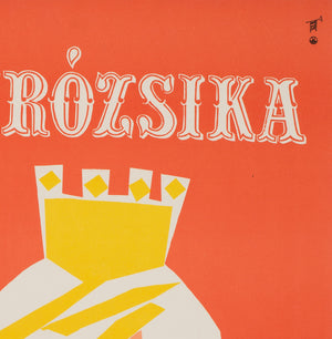 Sleeping Beauty 1965 Hungarian Film Poster, Soti - detail