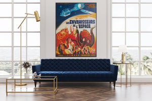 Space Amoeba 1971 French Grande Film Movie Poster, Constantine Belinksy