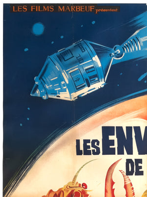 Space Amoeba 1971 French Grande Film Movie Poster, Constantine Belinksy - detail