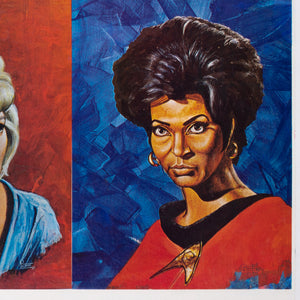 Star Trek 1970s US Printers Proof Poster, Andrew Probert - detail