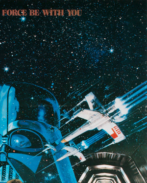 Star Wars 1978 Japanese B2 Film Poster - detail