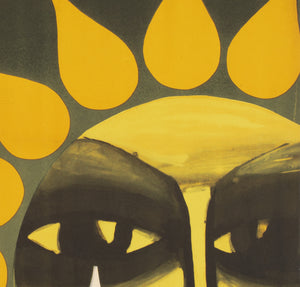 Sunflower 1971 Polish A1 Film Movie Poster, Wiktor Gorka - detail