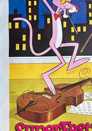 Super Festival of the Pink Panther 1970s Italian 2 Foglio - detail