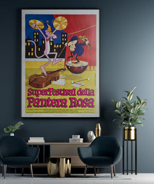 Super Festival of the Pink Panther 1970s Italian 2 Foglio