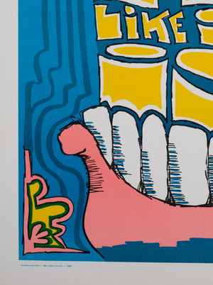 Tell It Like It Is 1970s American Political/Protest Poster, Ape - detail