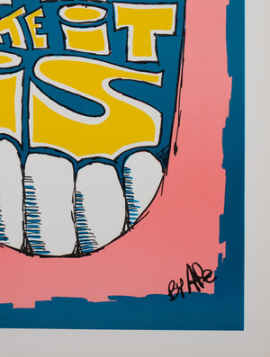 Tell It Like It Is 1970s American Political/Protest Poster, Ape - detail